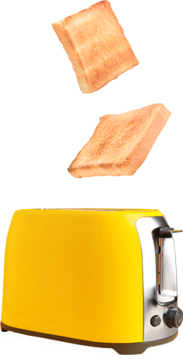 Grille pain jaune